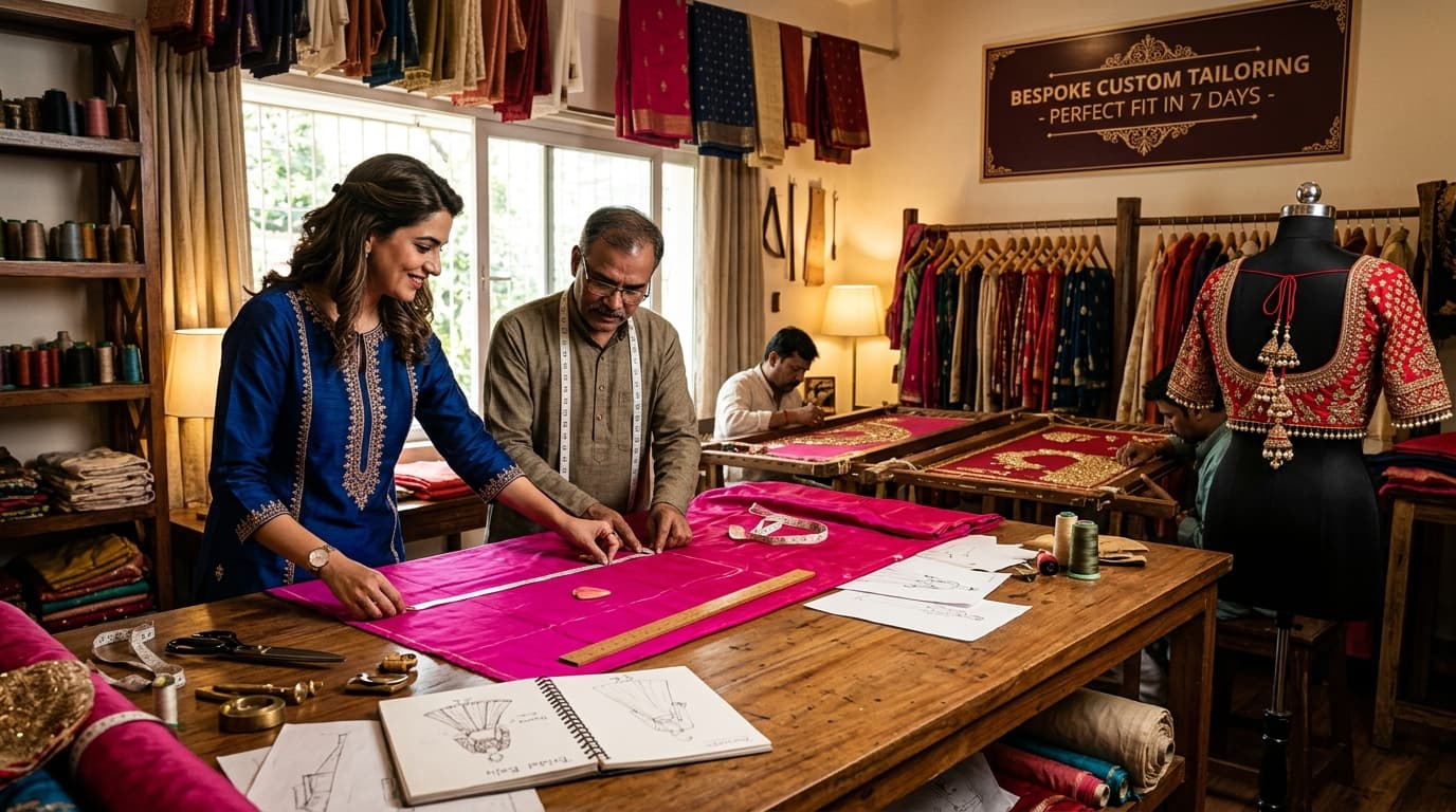 Master Karigar Bespoke Blouse & Outfit Tailoring